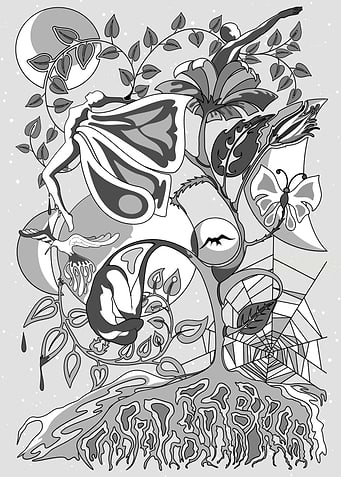 Metamorphosis and Connections Surreal Conceptual A