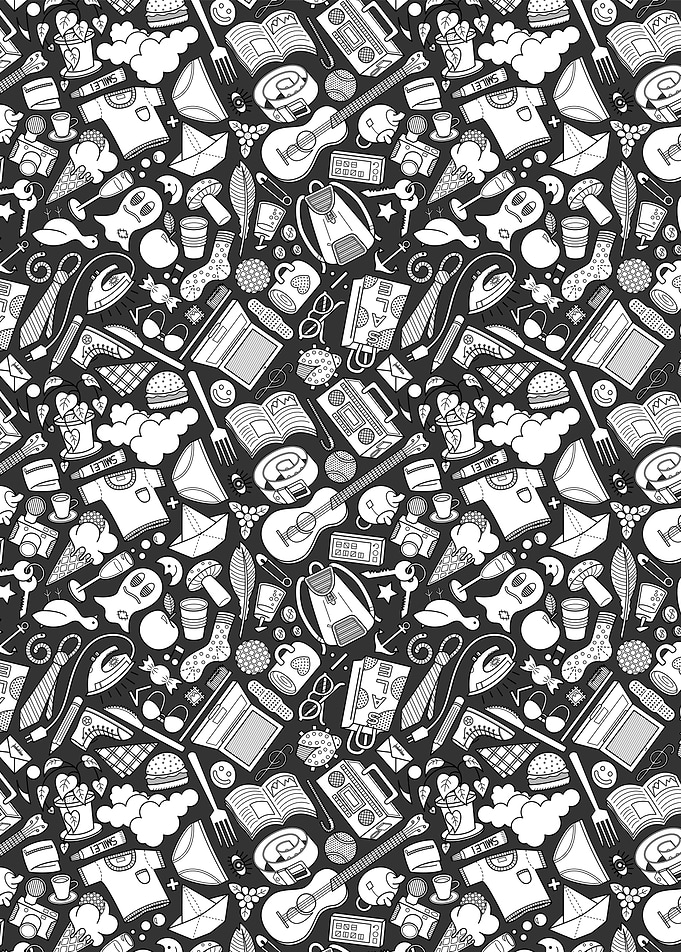 Doodles (black)