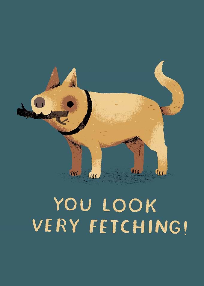 you look very fetching!