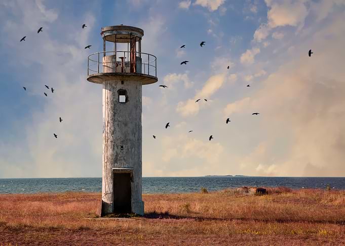 Abandoned Neeme lighthouse, Estonia