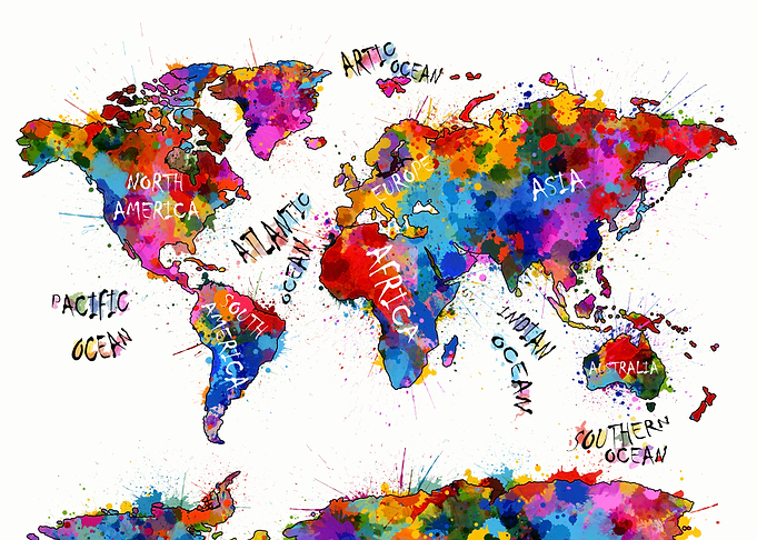 world map