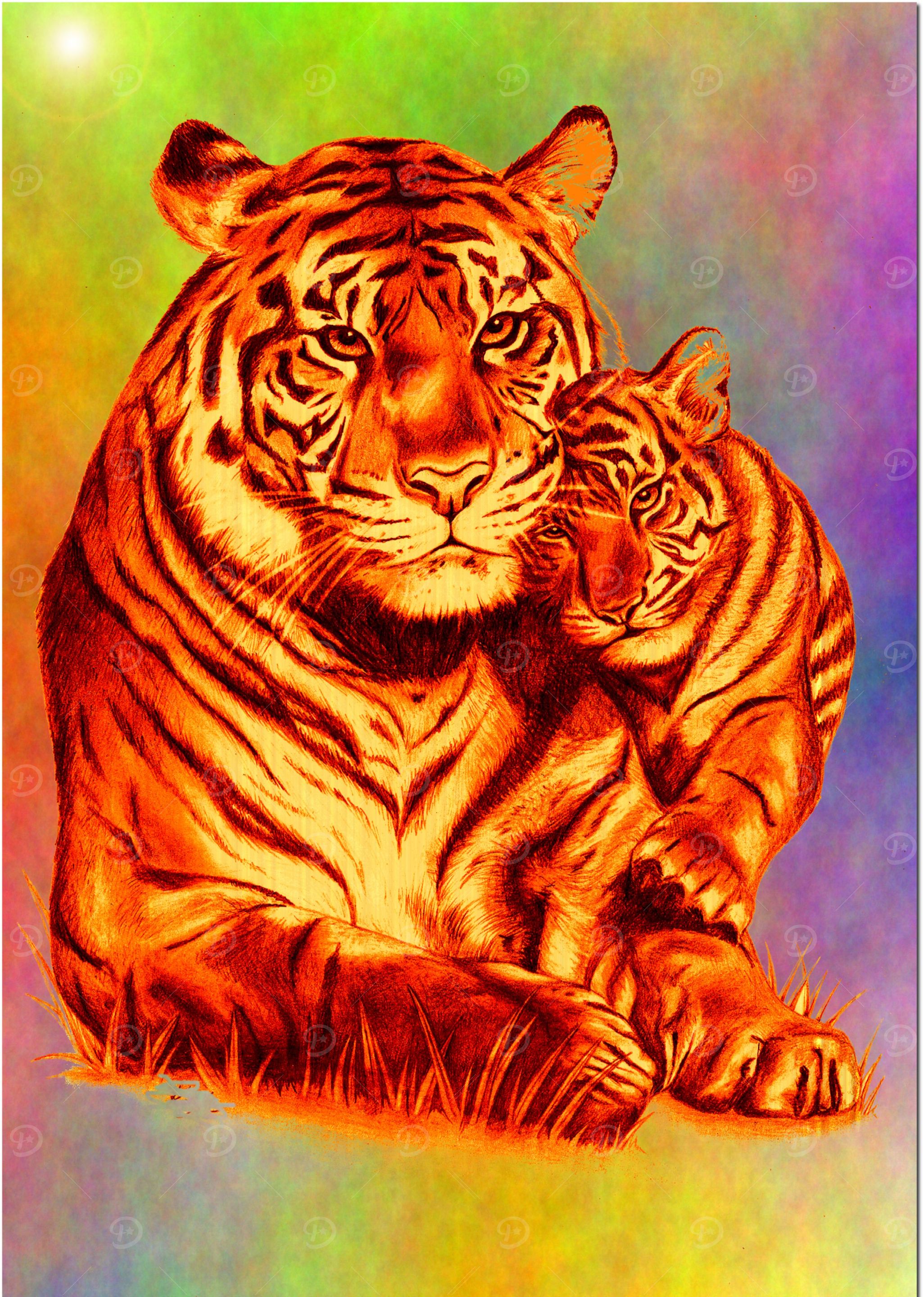 Tiger & Cub