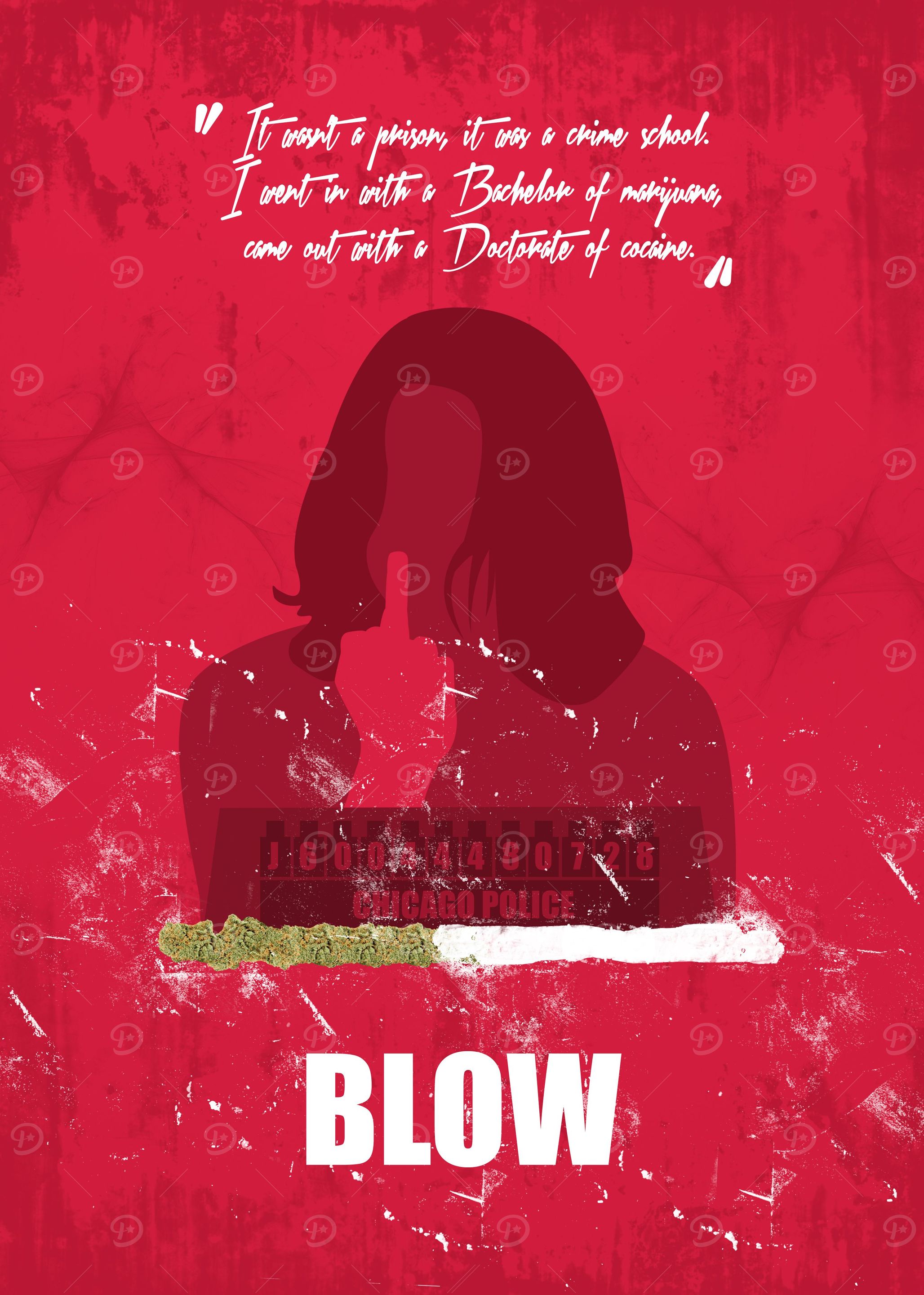 Blow - Minimal Alternative Movie Poster