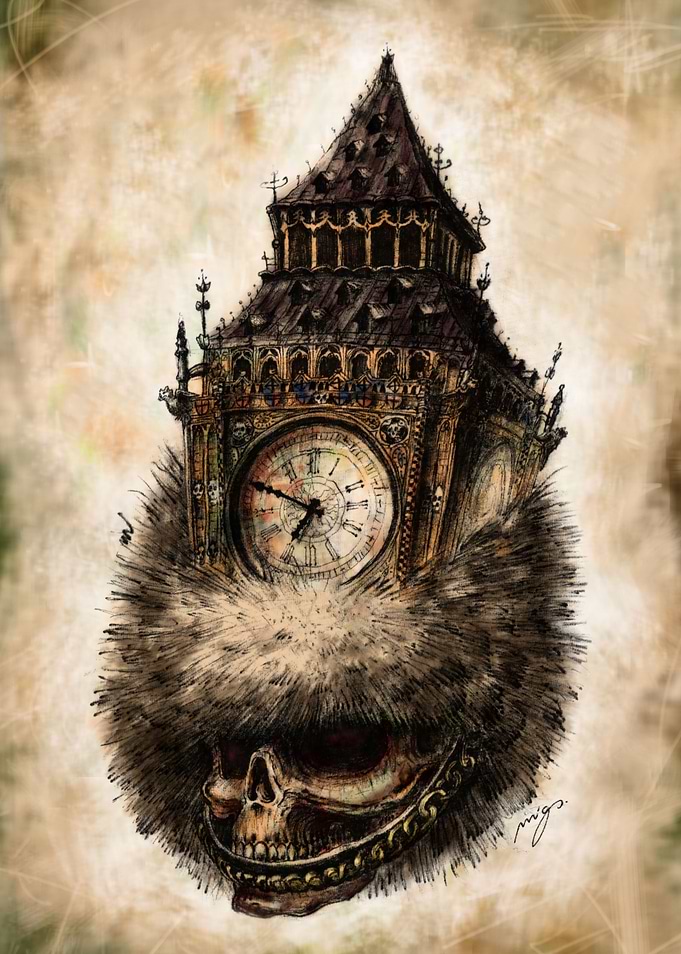 Big Ben skull