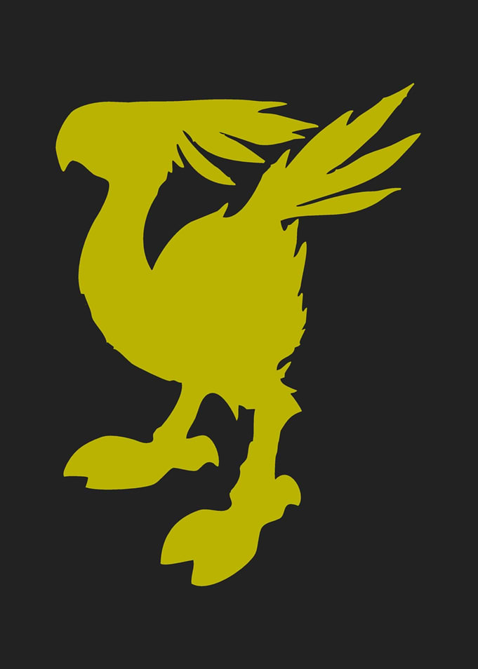 Chocobo - Minimalist poster