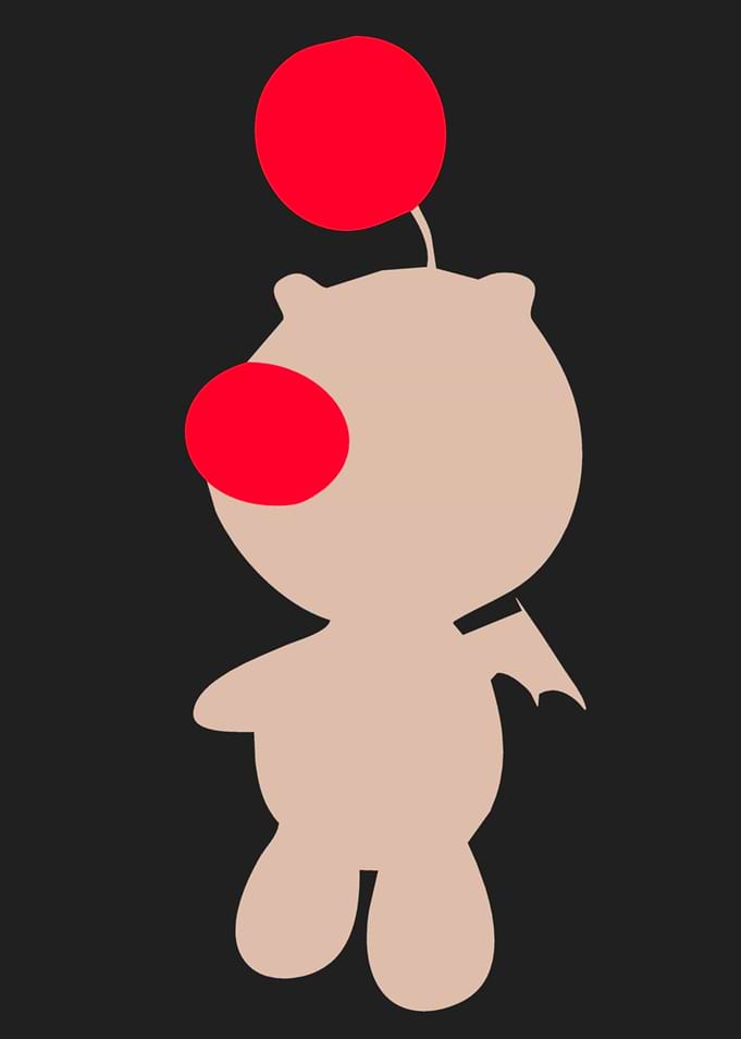 Moogle - Minimalist portrait
