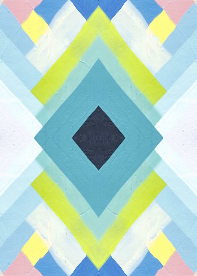 geometric color paint