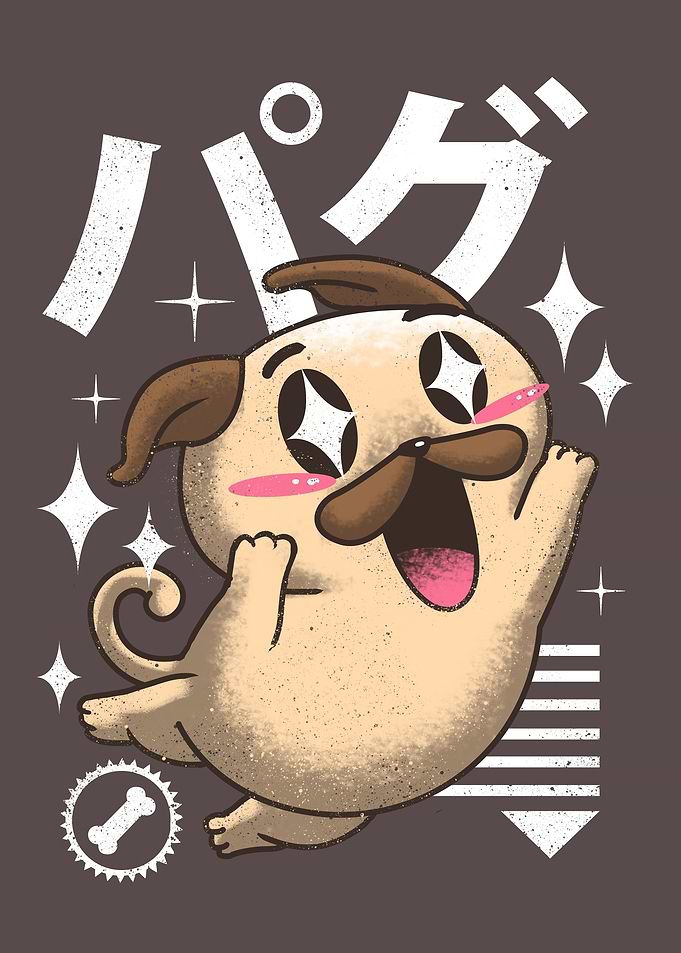 Kawaii Pug
