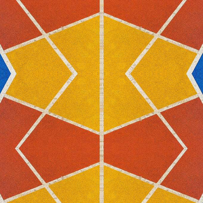 Geometric color shapes