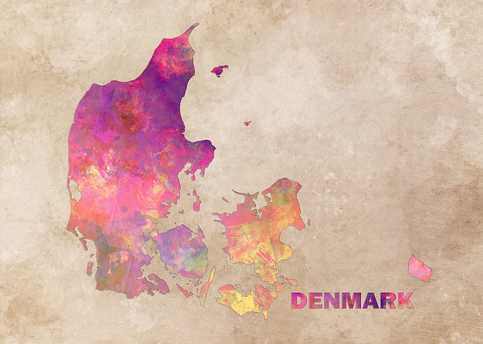 Denmark map