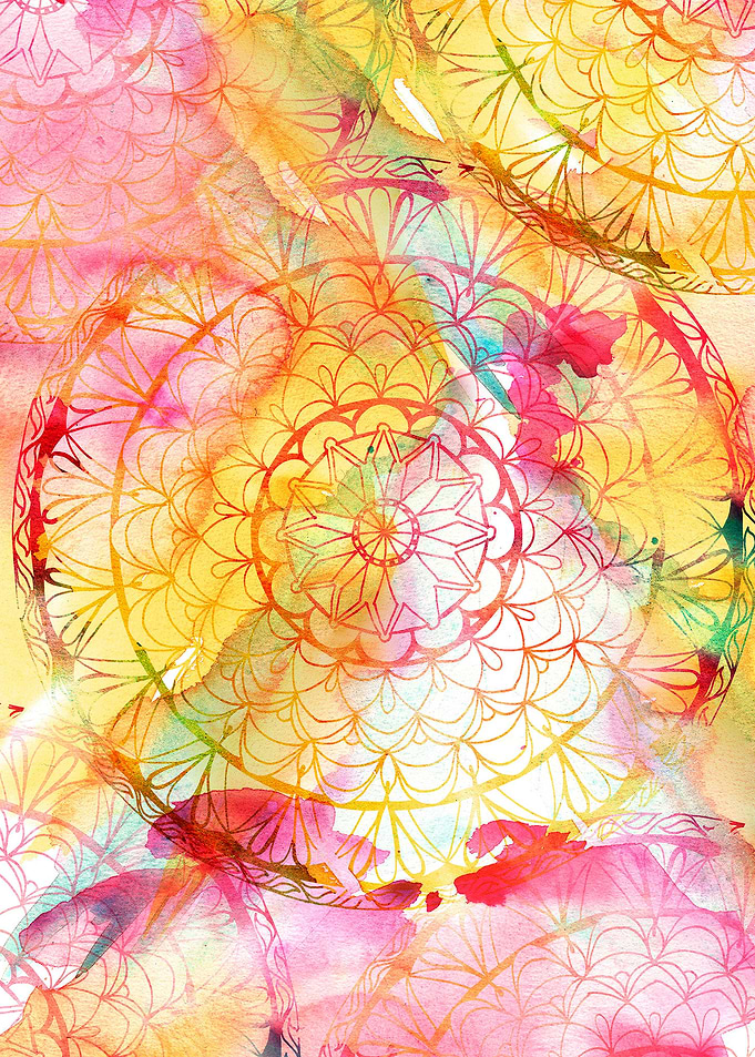mandala watercolor II