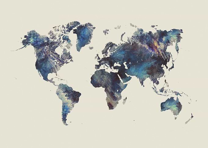 world map