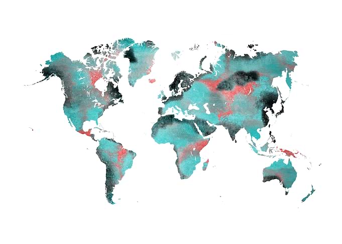 world map