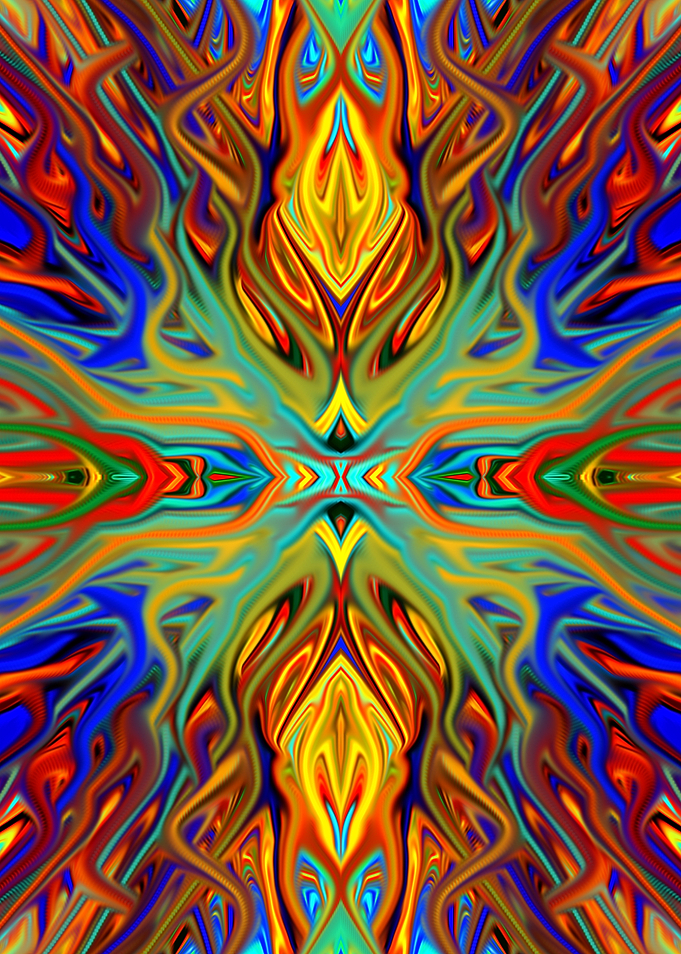 Fiesta Firegrass Quadriptych by Chris Sparks