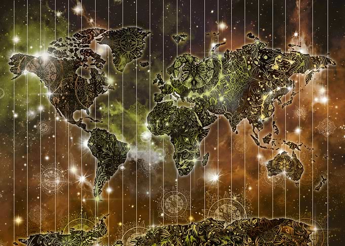 world map mandala space 2