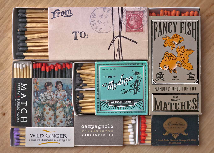 Matches in the drawer