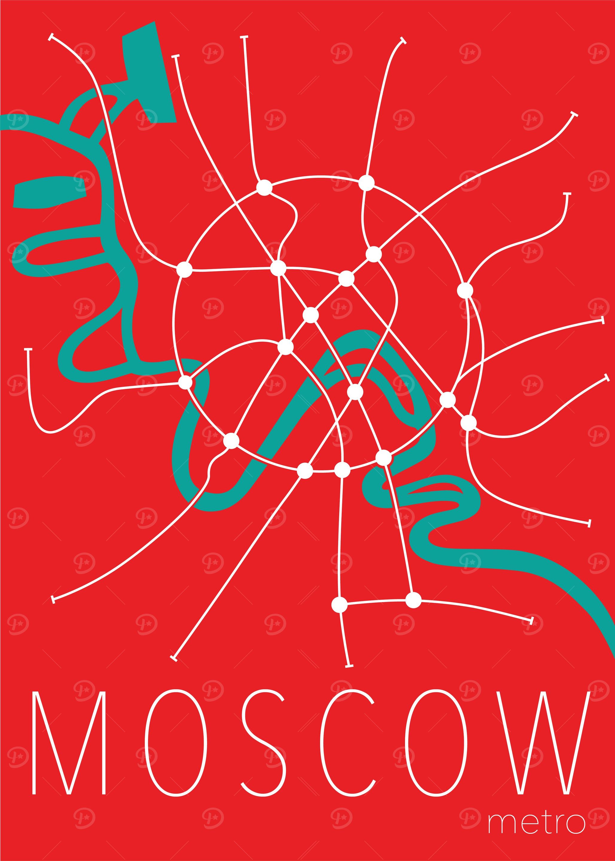 Moscow Metro map