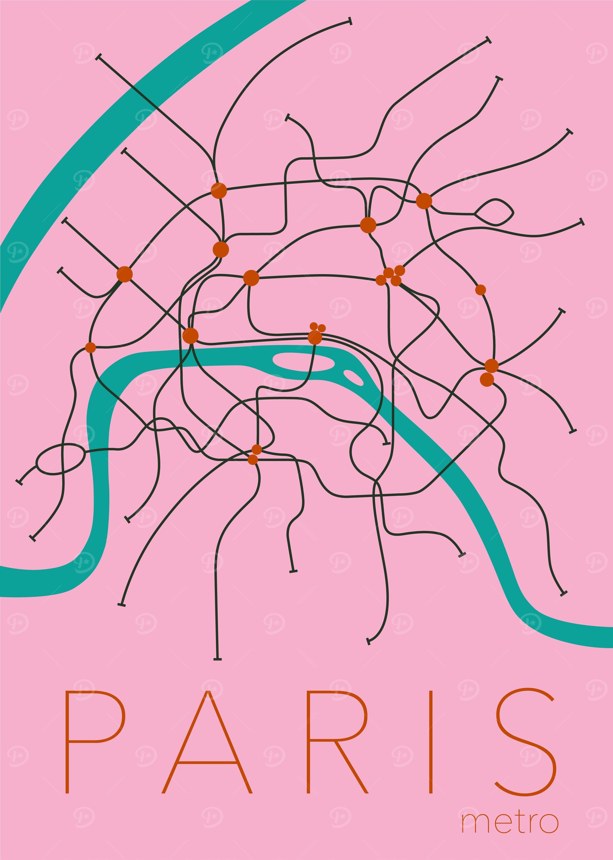 Paris Metro plan