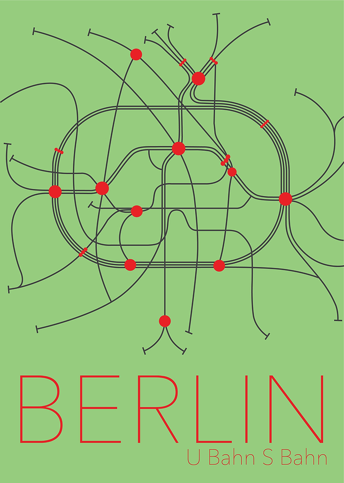 Berlin U Bahn S Bahn map