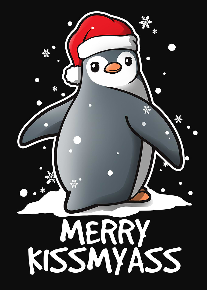 Penguin merry kissmyass