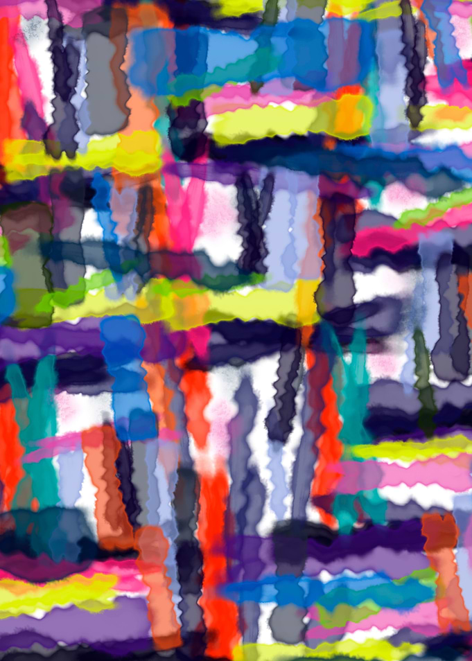 Colorful watercolor