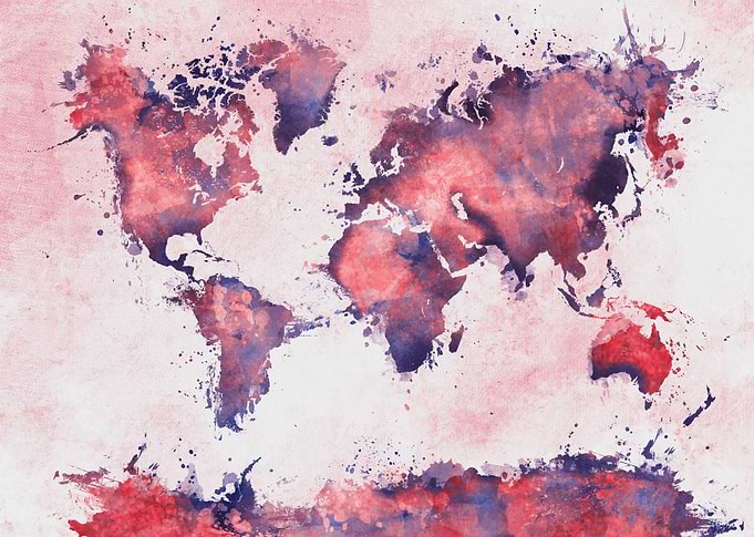 world map