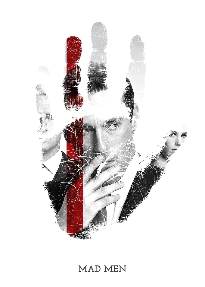 Hand Print Art - Mad Men