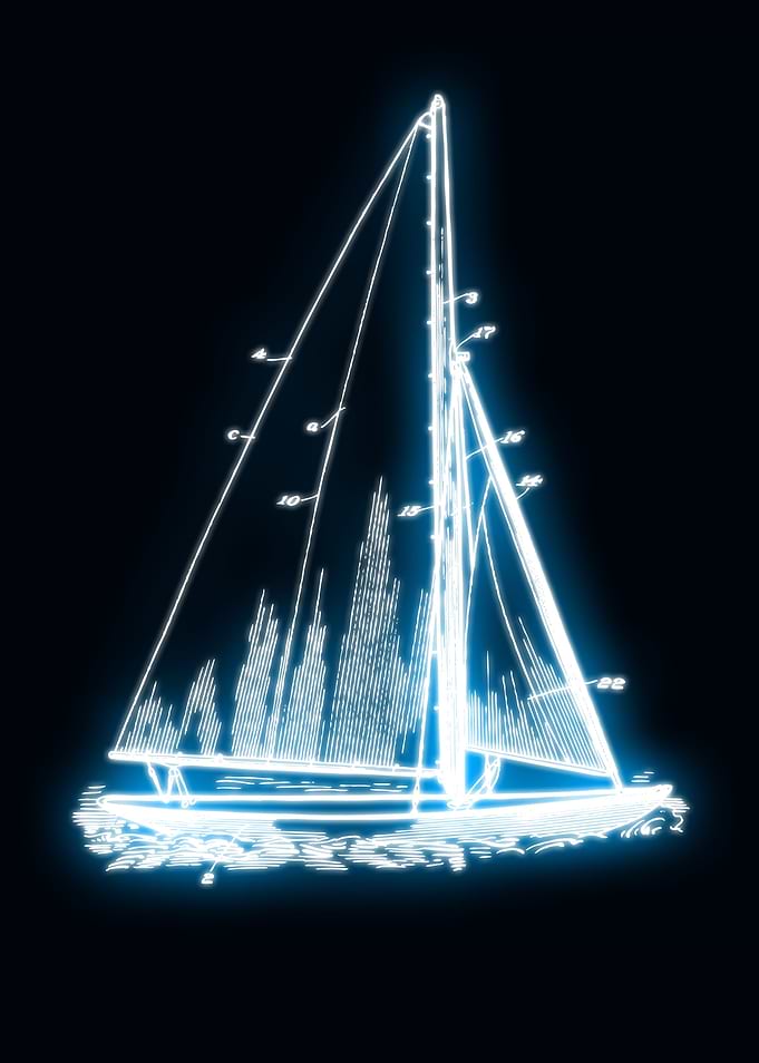 004 - 1925 Sail boat