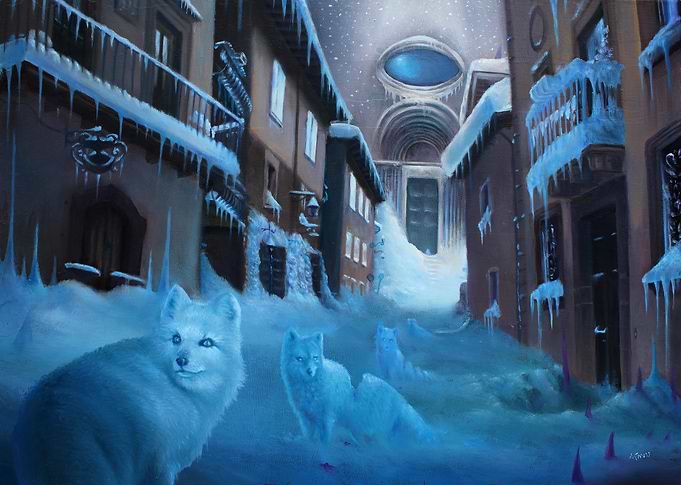 The Chants of Valkoi, oil on canvas, 40x50cm. 2017