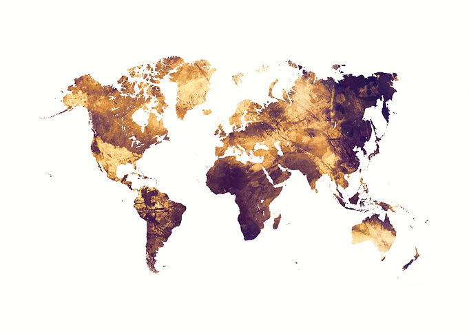 world map