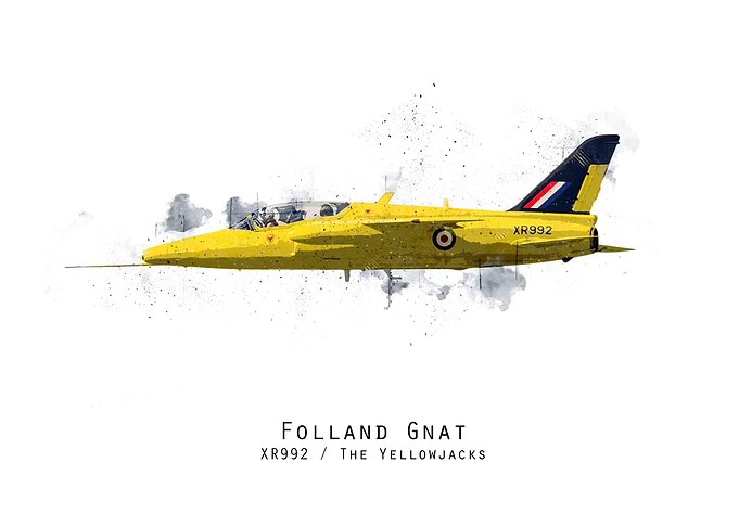Yellowjacks Folland Gnat
