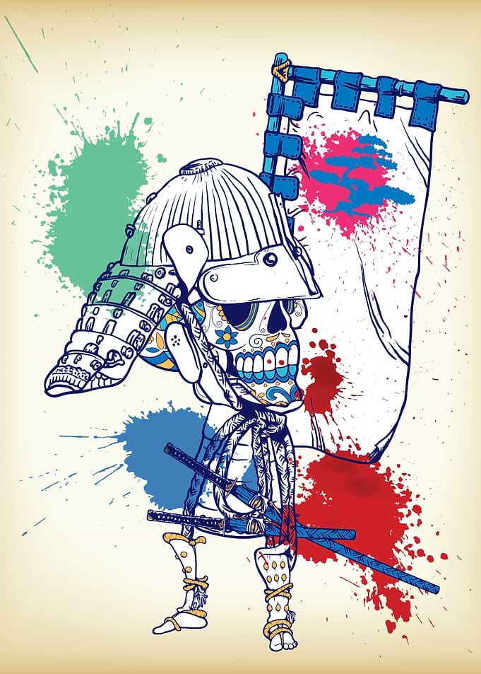 Dead Skull Samurai -X14-