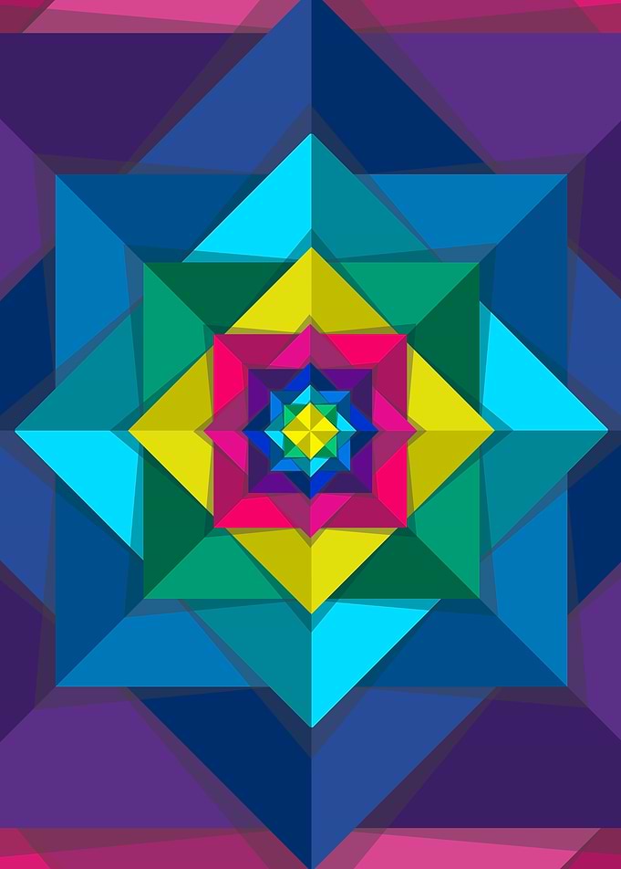 Geometric flower