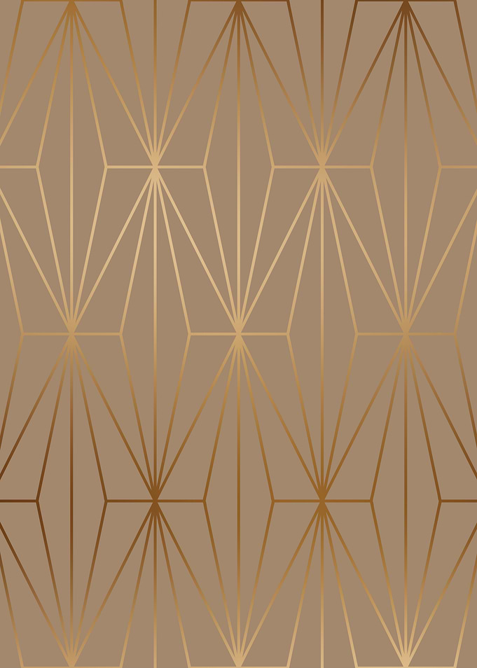 ELEGANT GOLD DIAMOND PATTERN I