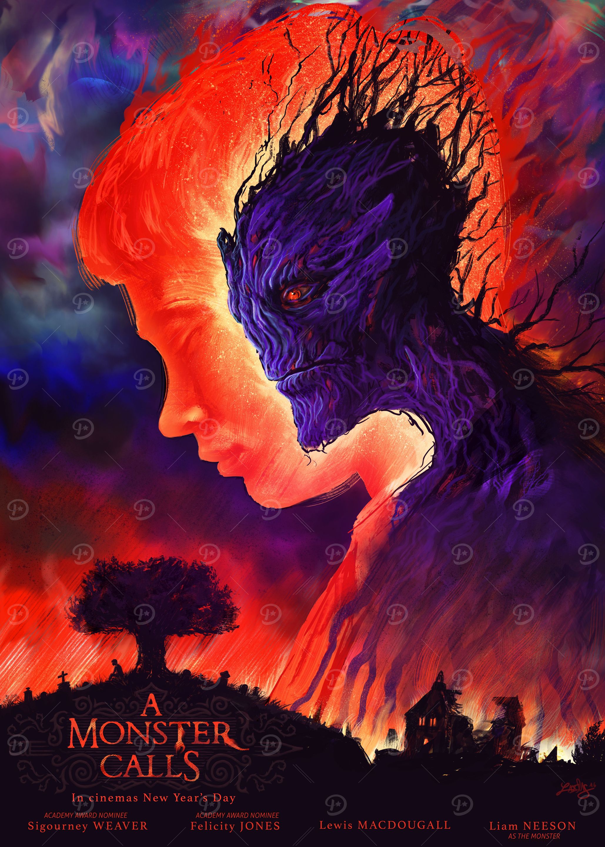 A Monster Calls alternative movie poster