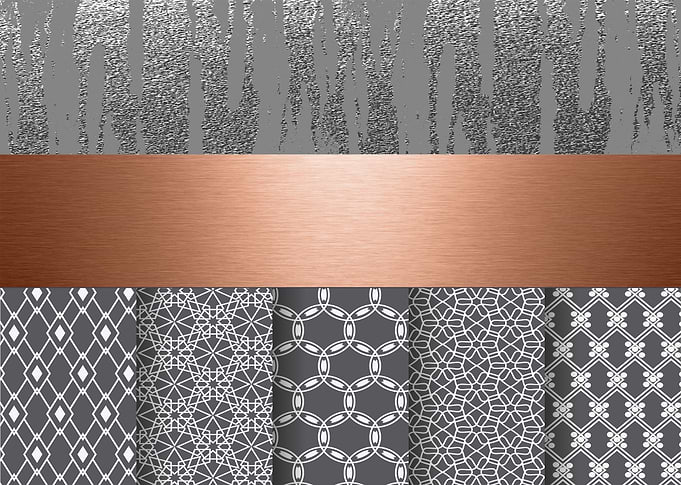 silver and bronze