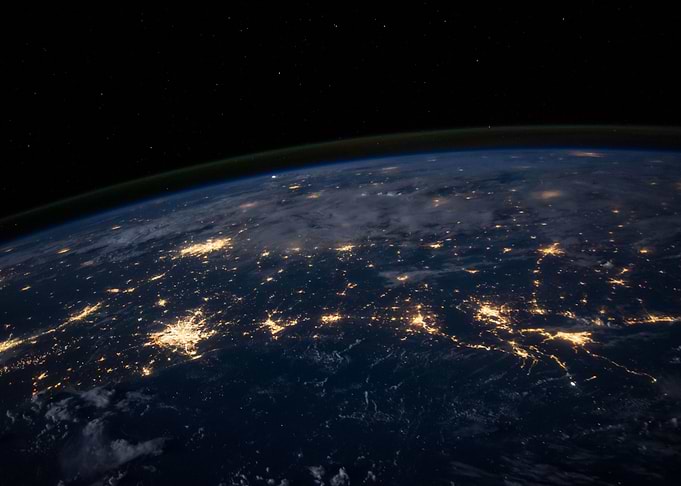 Earth by night
