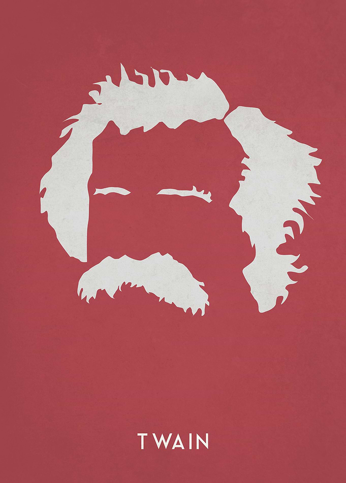 Legendary Mustaches - Mark Twain
