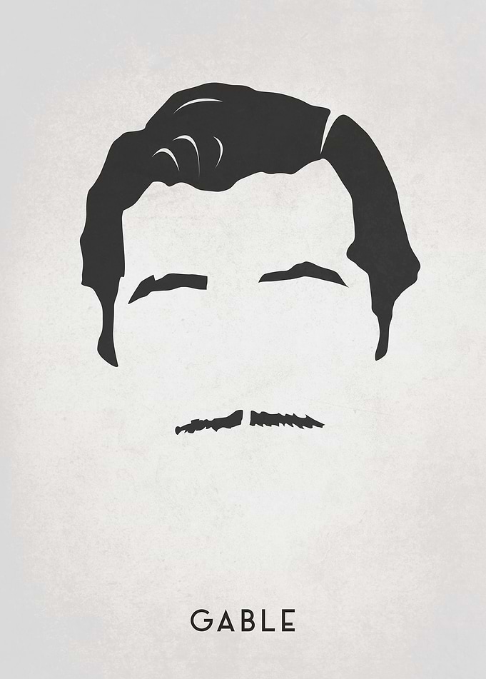 Legendary Mustaches - Clark Gable