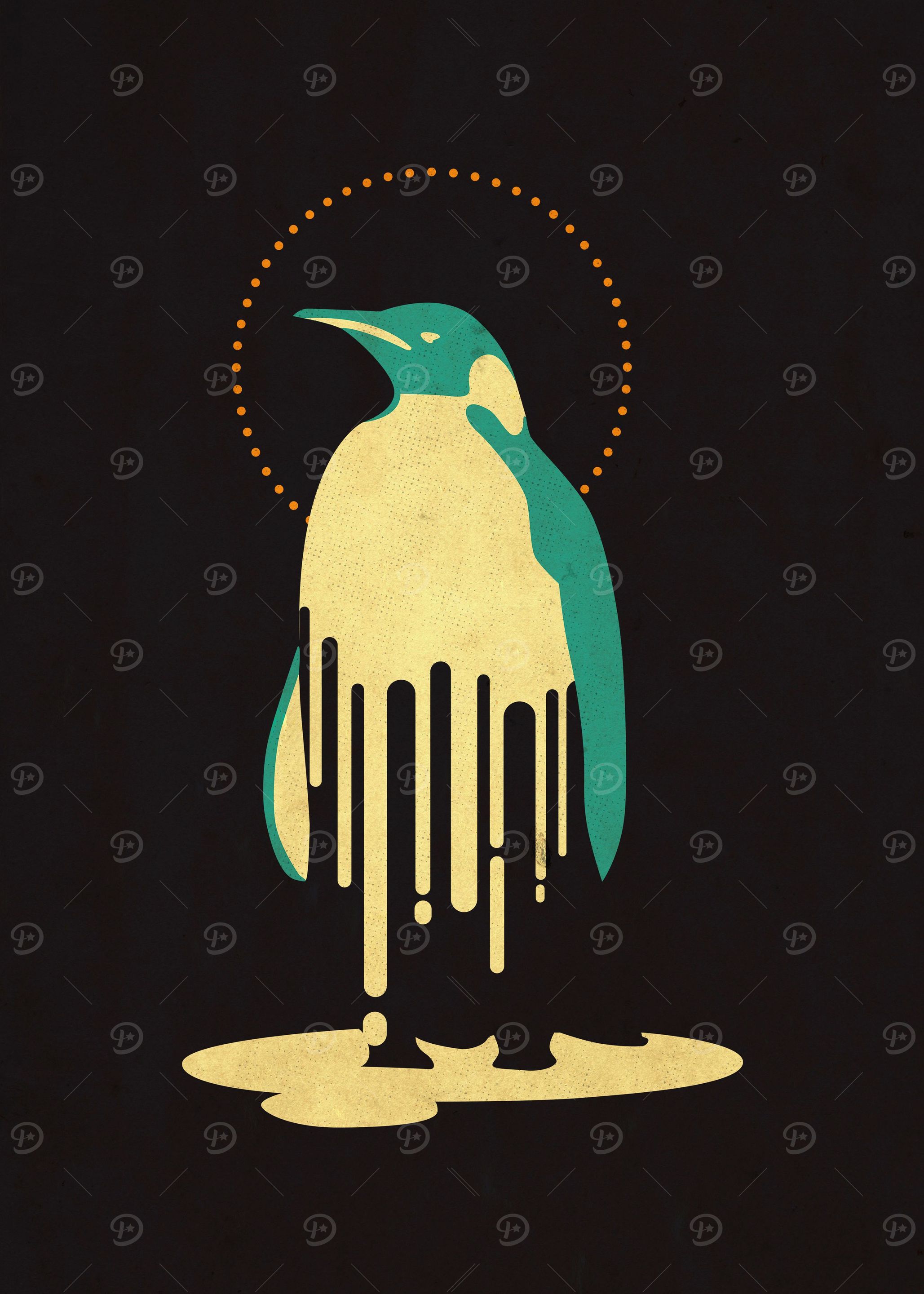 melt pinguin