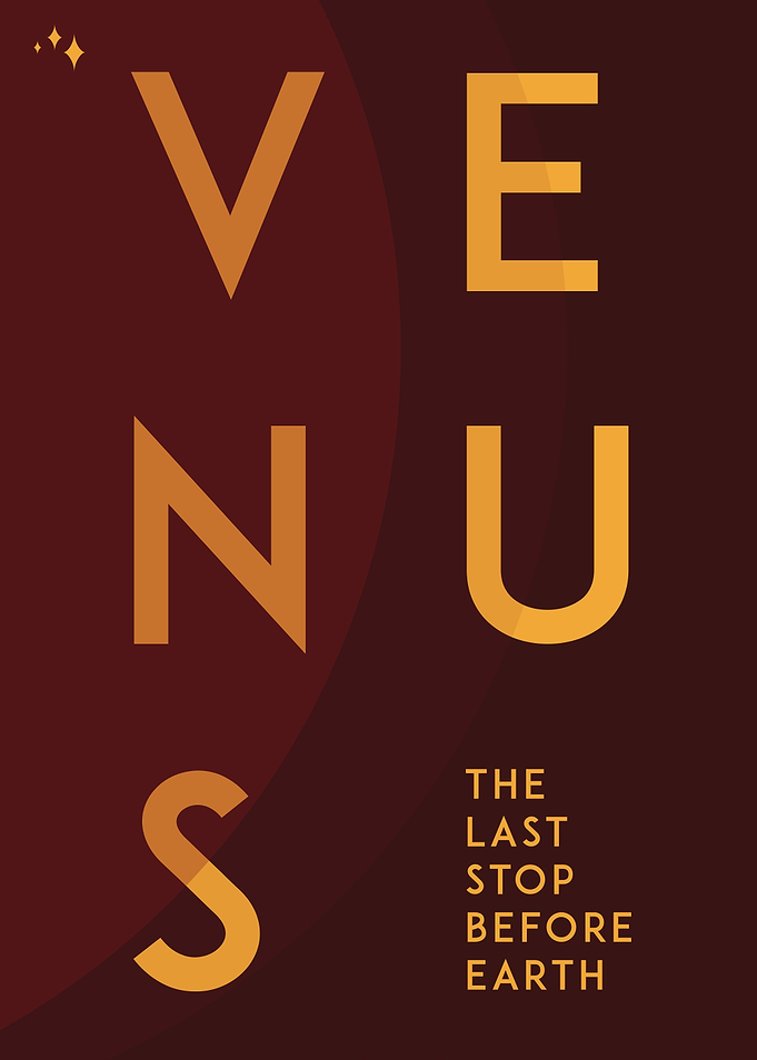 Venus- Vintage Space Travel Poster