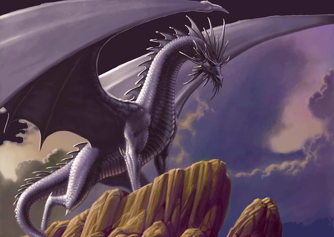 Beauty Purple Dragon