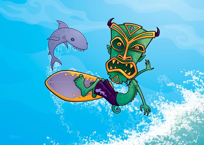 Tiki Surfer