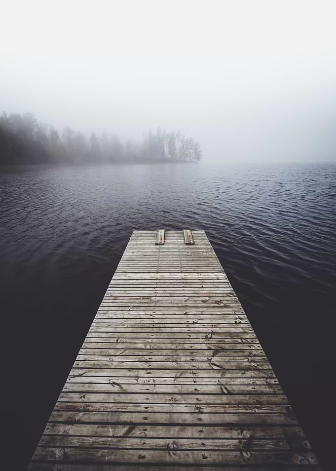 Fading into the mist