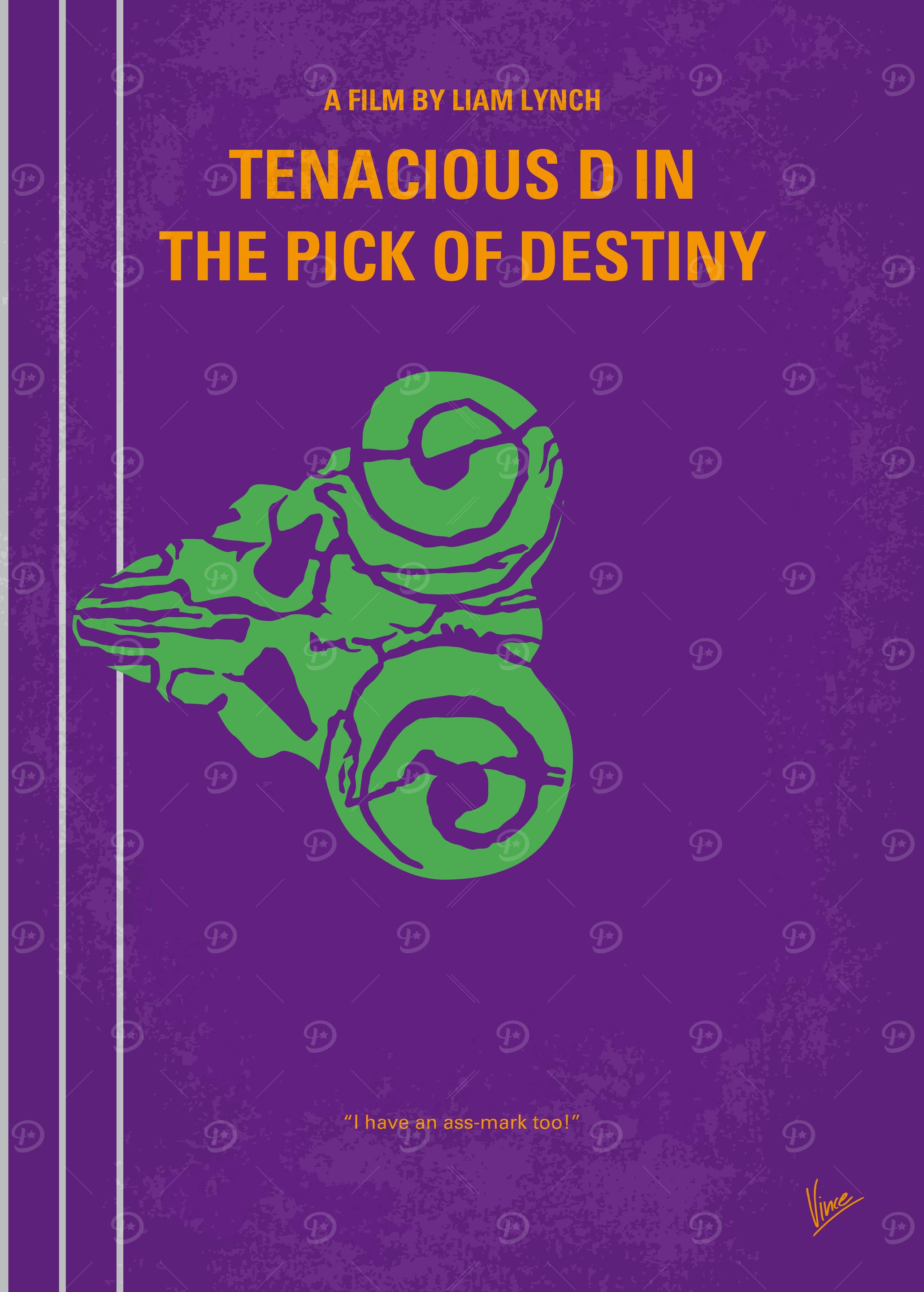 No863 My The Pick of Destiny minimal movie poster