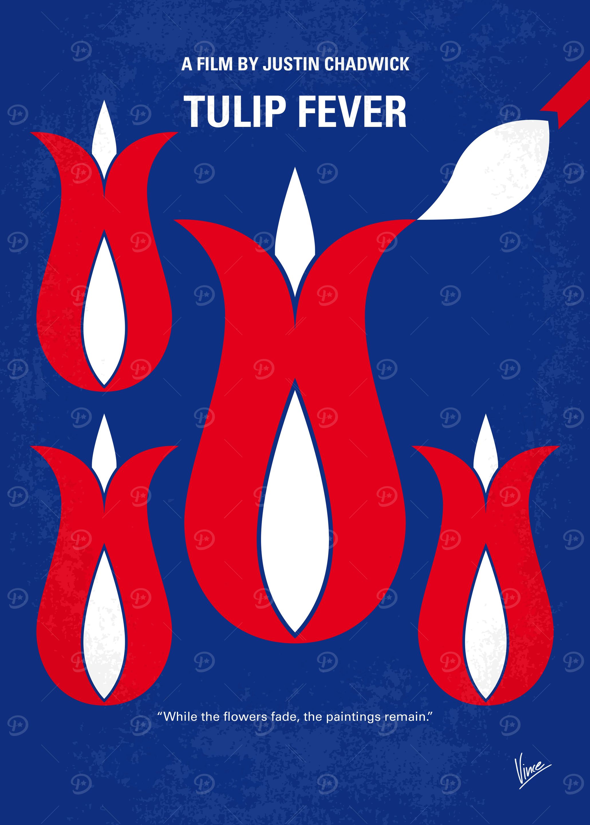 No875 My Tulip Fever minimal movie poster