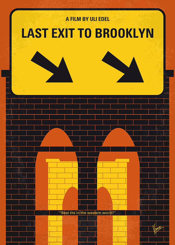 No879 My Last Exit to Brooklyn minimal movie poste