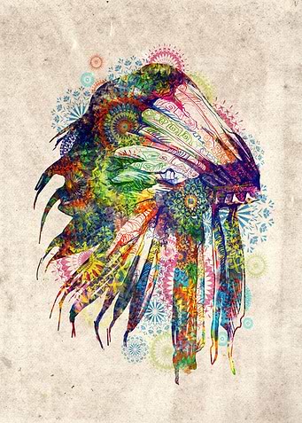 vintage mandala headdress