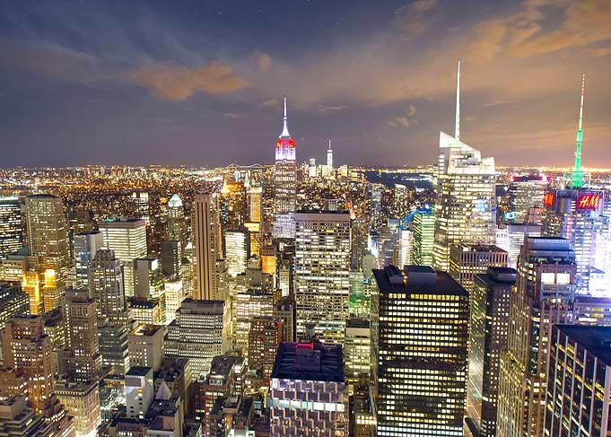 top of the rock, New York