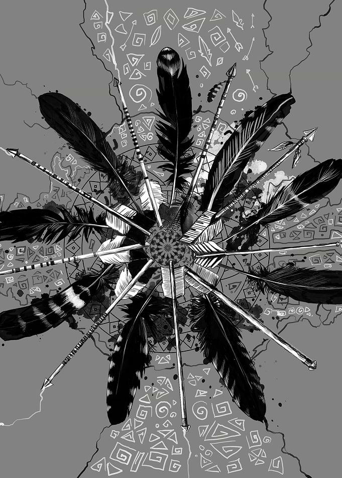 native mandala vintage 2